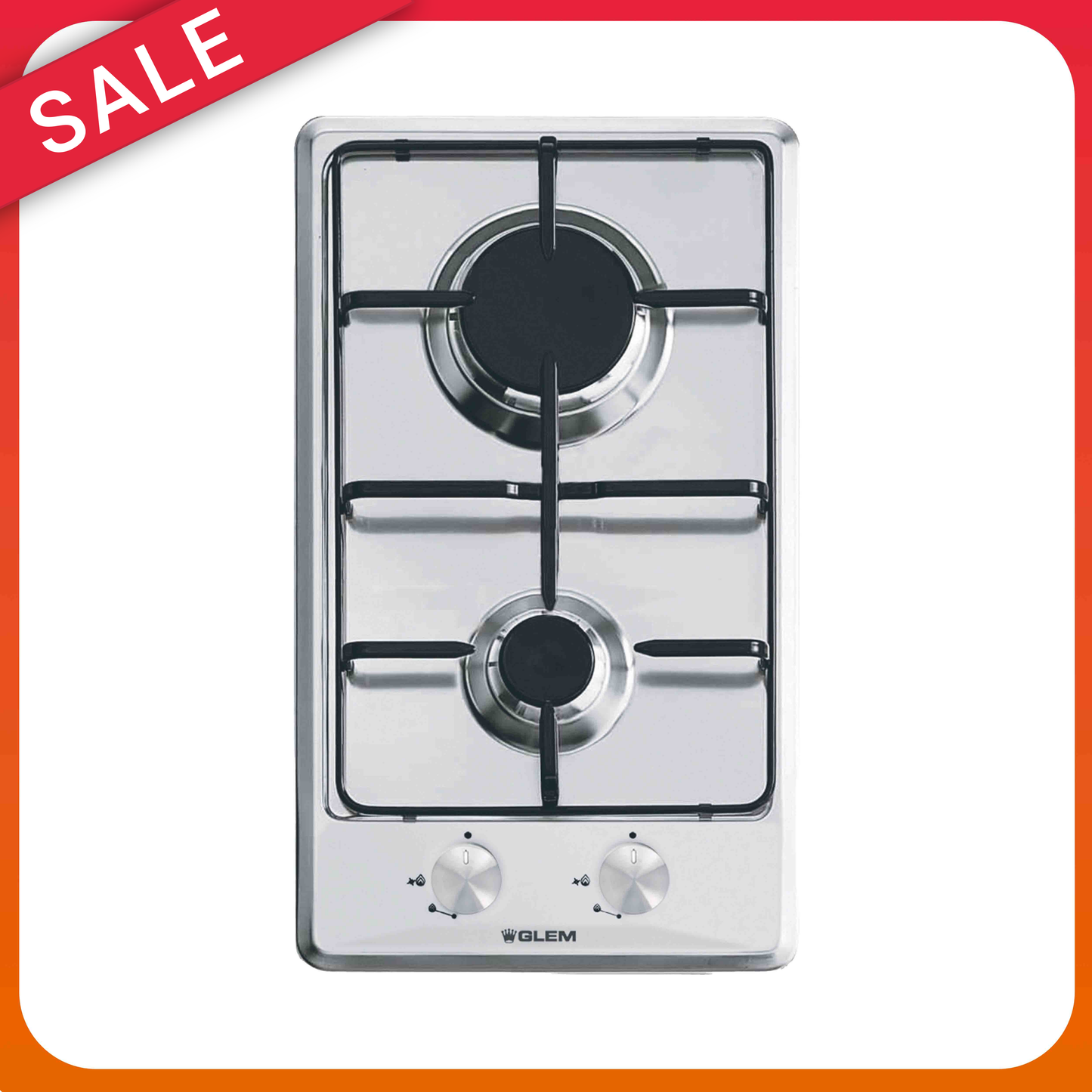 GLEM 30cm Built-in Gas Hob