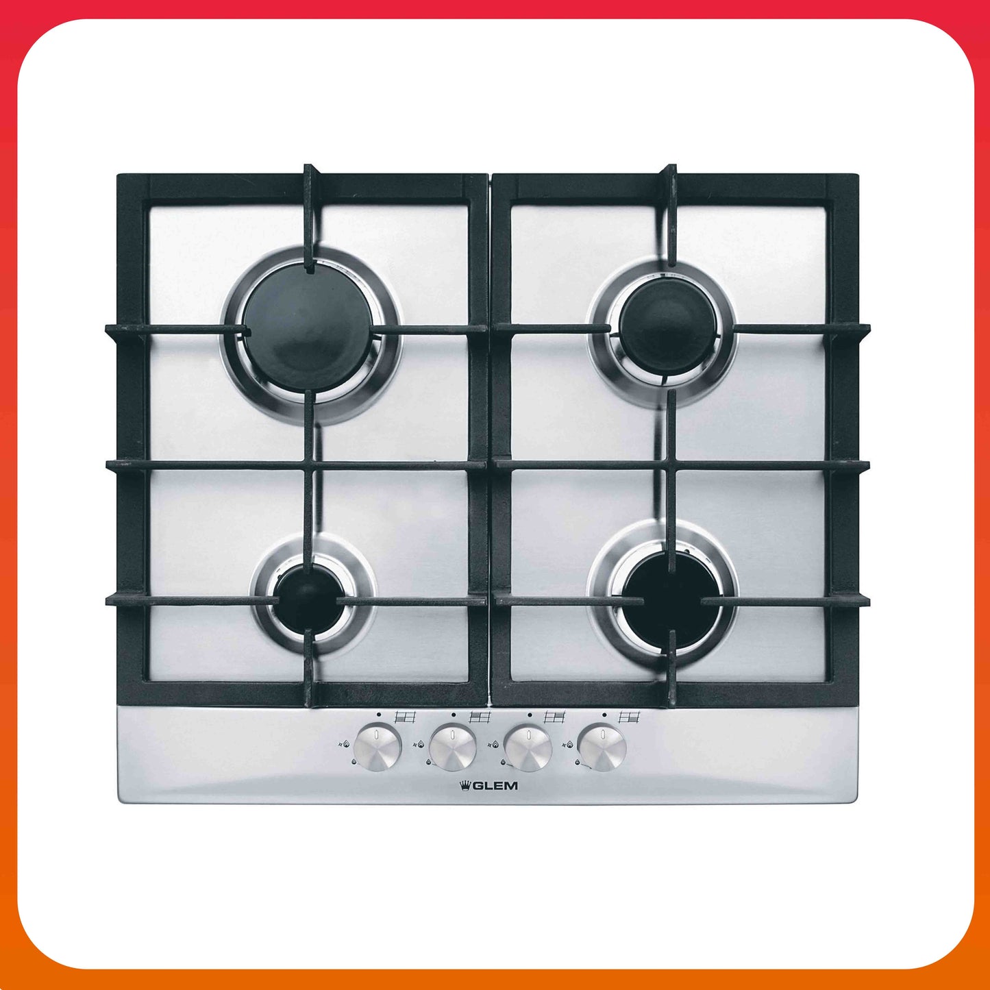 GLEM 60cm Built-in Gas Hob