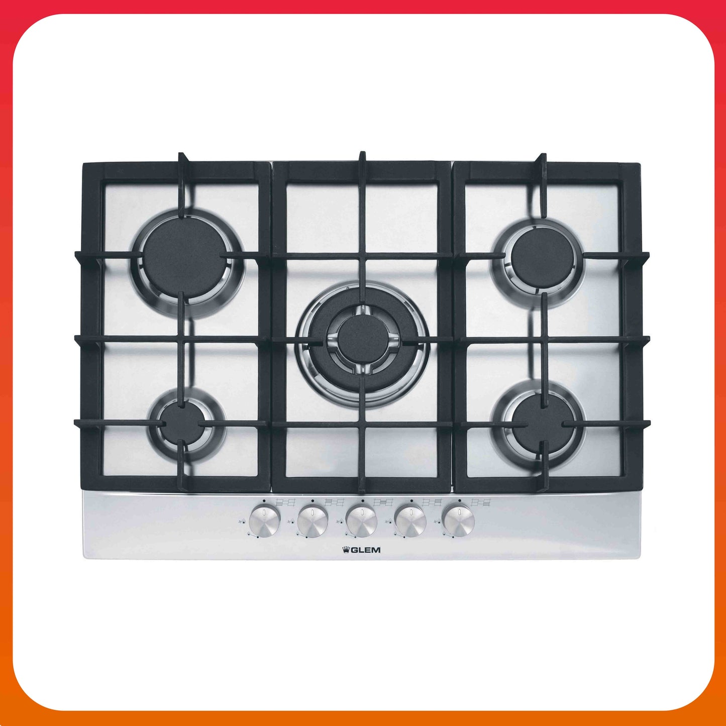 GLEM 70cm Built-in Gas Hob