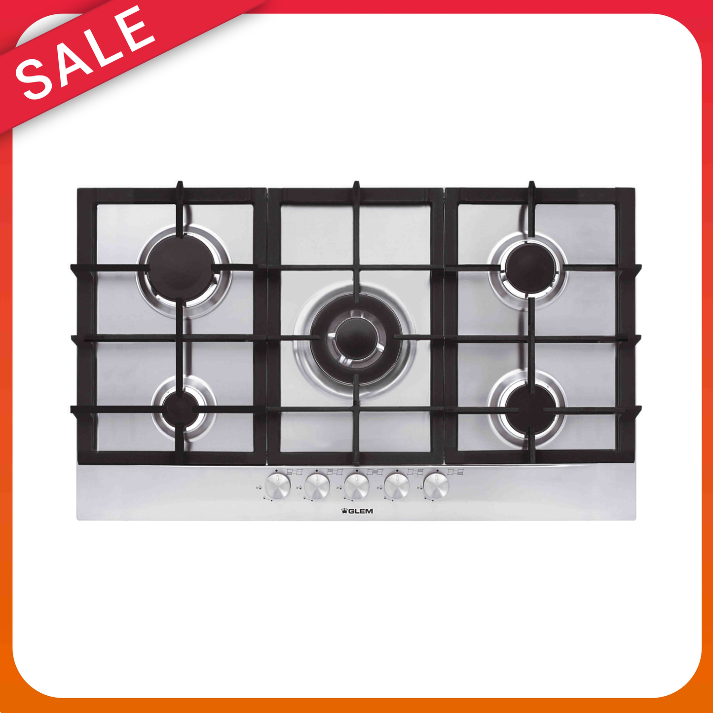 GLEM 90cm Built-in Gas Hob