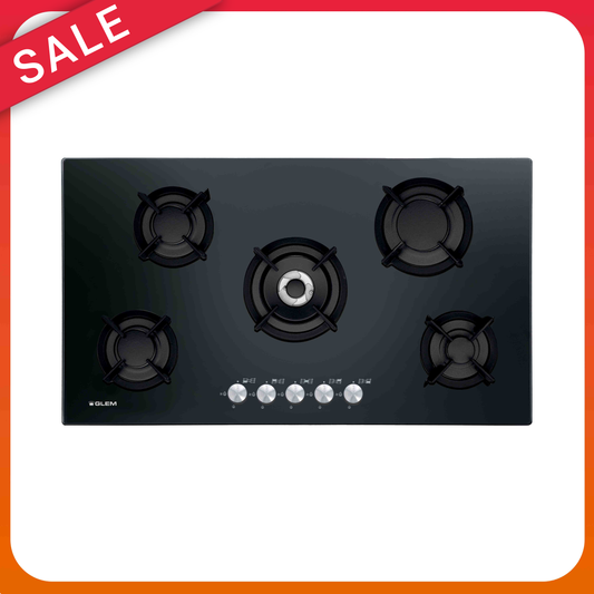 GLEM 90cm Built-in Gas on Glass Hob