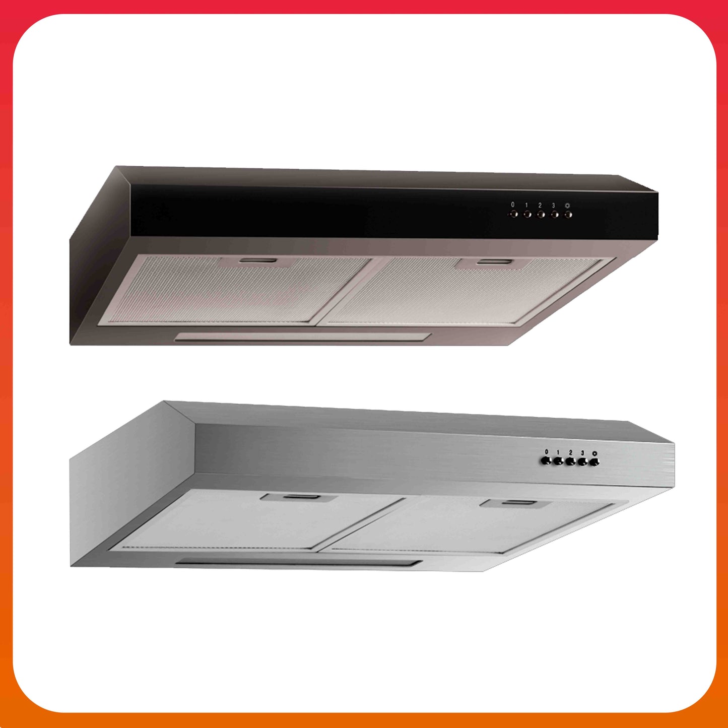 EUROair 60cm Slimline Cooker Hood